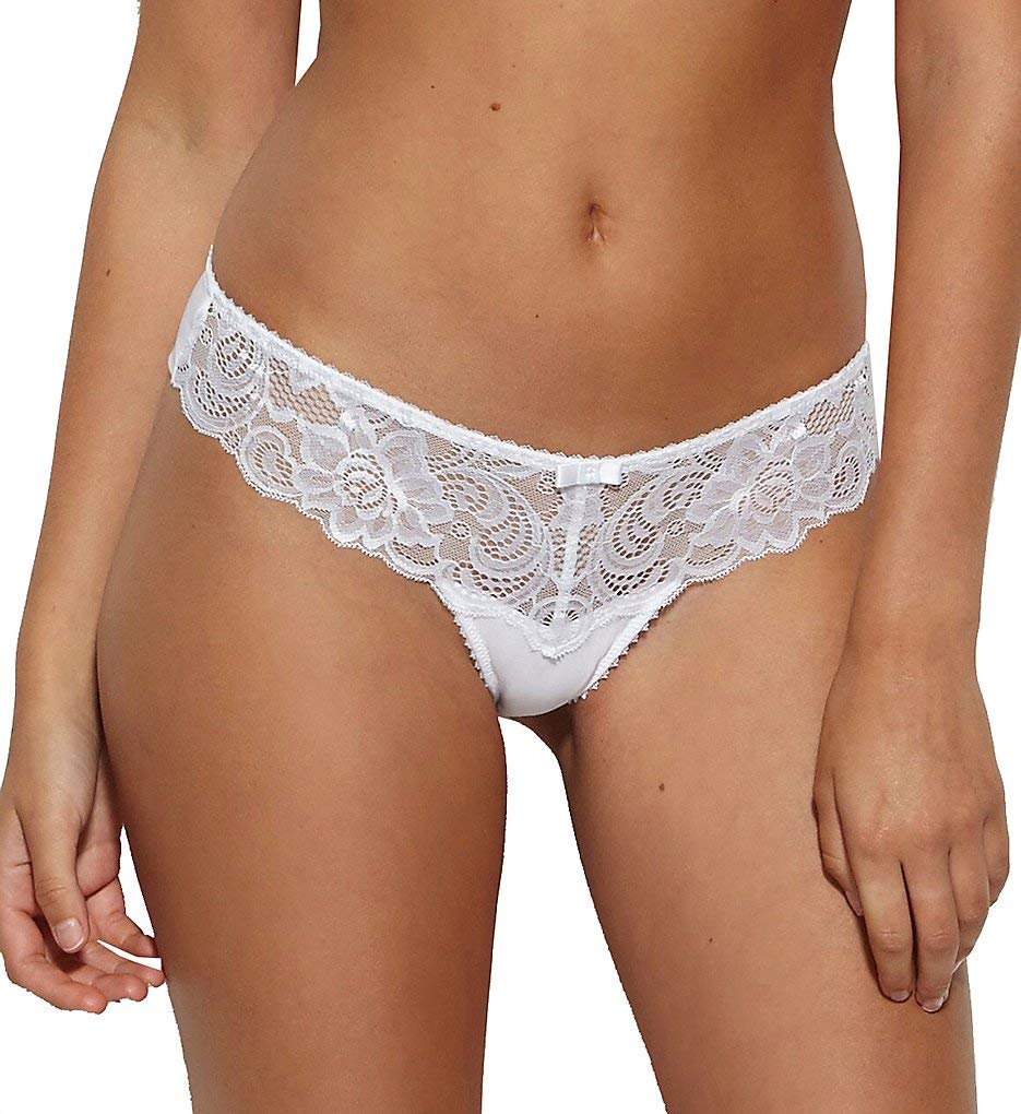 Gossard 11116 Women's Gypsy White Lace Panty Thong XSmall