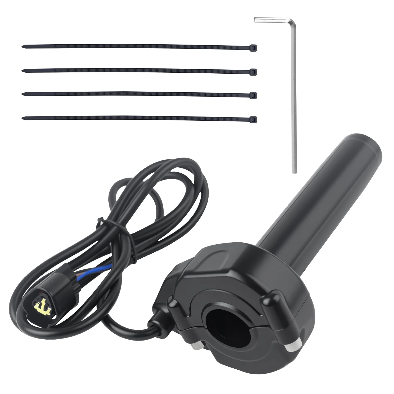 Surron Throttle Grip Black Throttle Grip Kit, Quick Twister with Cable, Compatible with 7/8-inch Electric Dirt Bike Sur-Ron/Surron/Light Bee/Sur Ron S/Surron X/X160/X260 (Black)