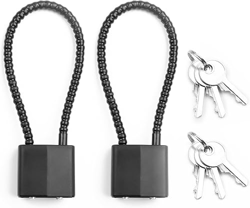 YAODHADO - Cerraduras de equipaje con llaves, candados de equipaje pequeños para maleta de viaje, candado para cerradura de casillero, casillero de