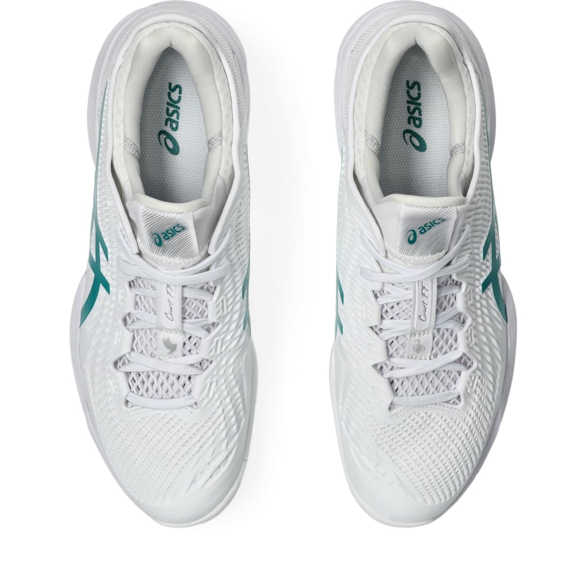 ASICS Men's Court FlyteFoam 3 Novak Tennis Shoes, 13, White/Pitch