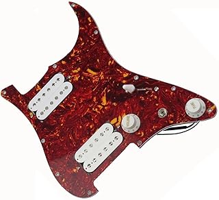 3 Layer White Prewired Pickguard Humbuckers Pickups Guitar For Accessories guitar pickguard pickup