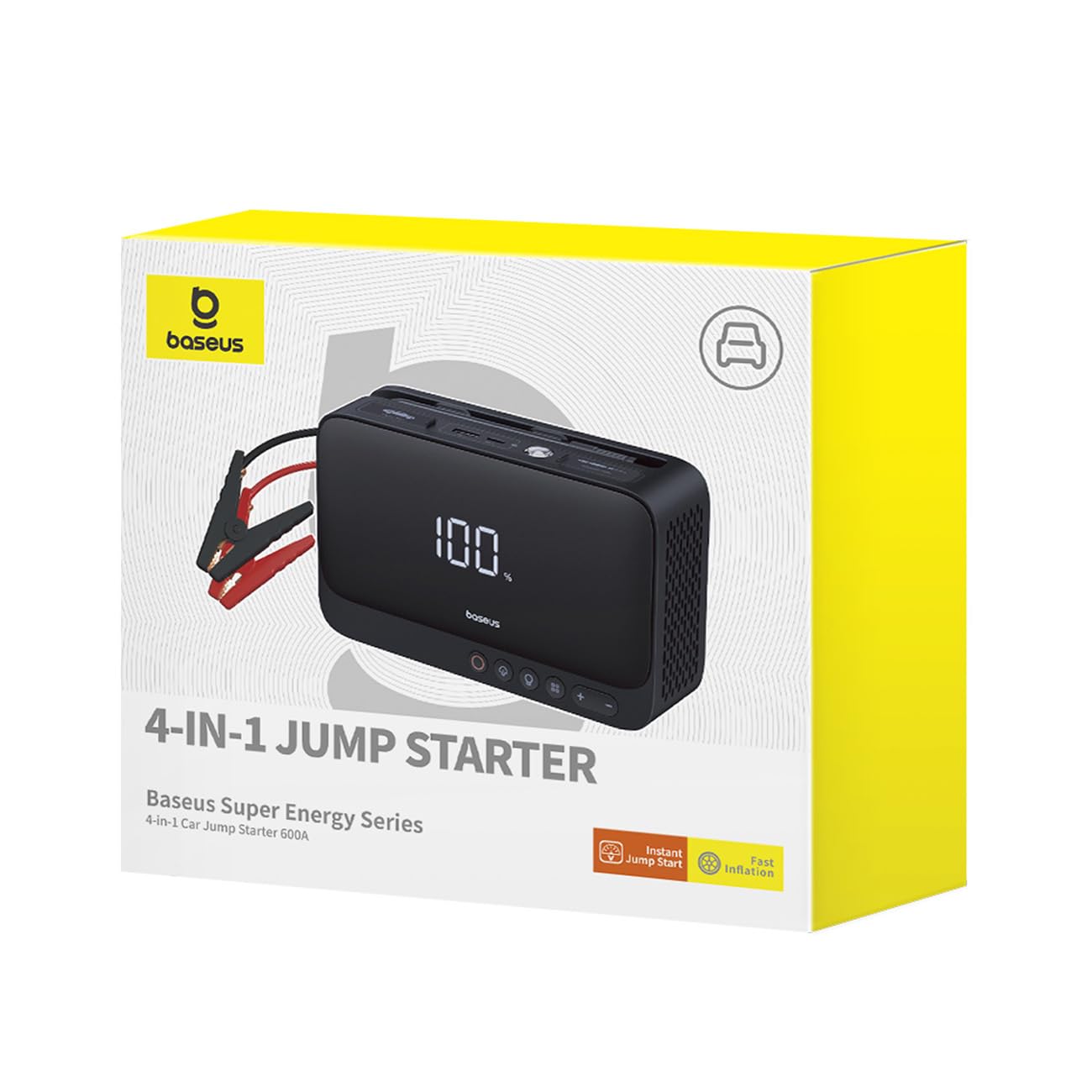 Baseus Powerbank/Car Jump Starter Super Energy, 600A (Black)