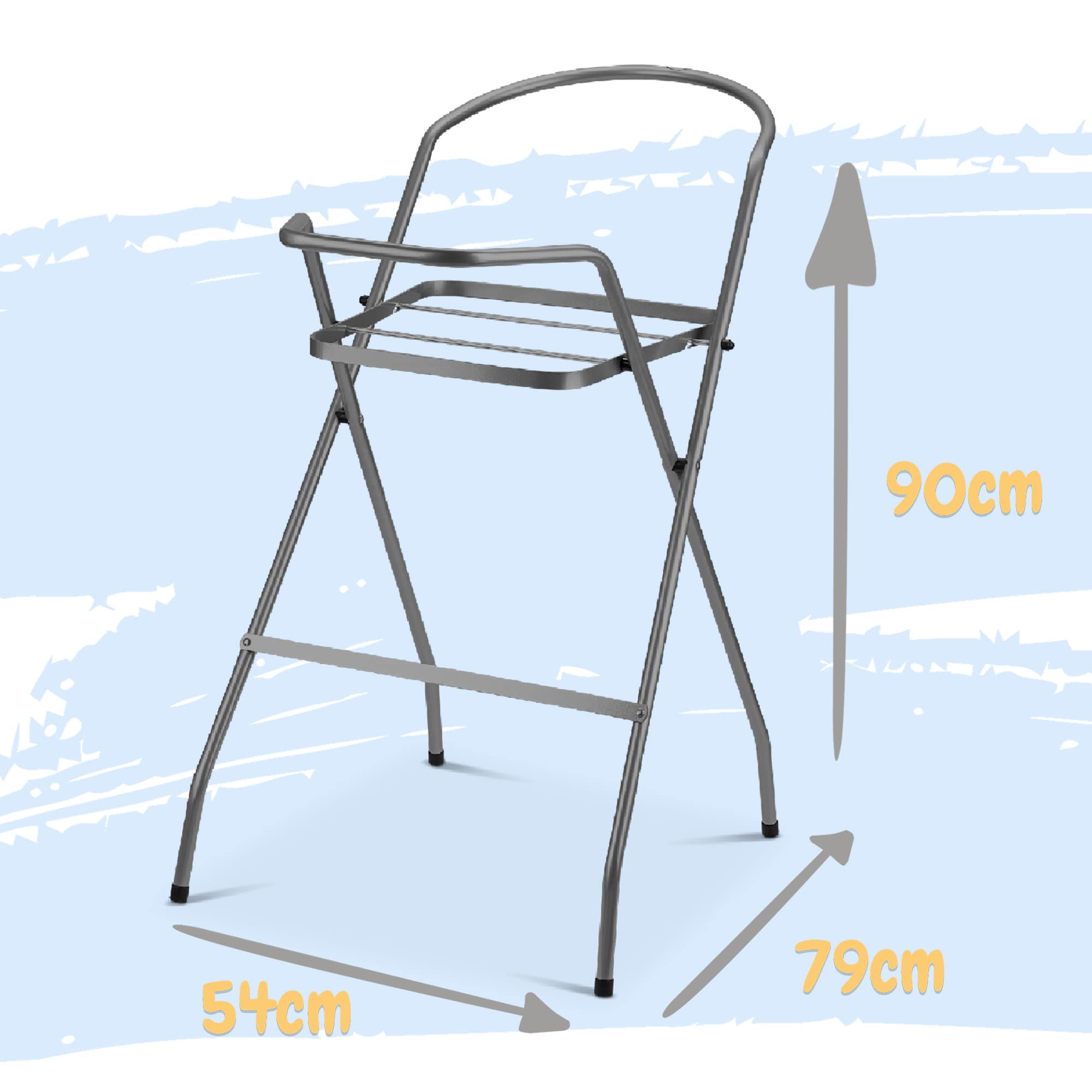 Lot de 4 baignoires pour bébé, siège de bain, bonde et structure certifiées TÜV Rheinland