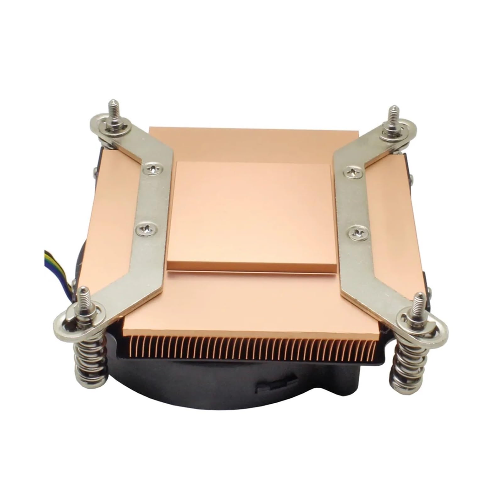 Chłodnica procesora serwera 1U wentylator miedziany radiator kompatybilny z LGA 1155 1156 1150 1151 chłodzenie komputera przemysłowego