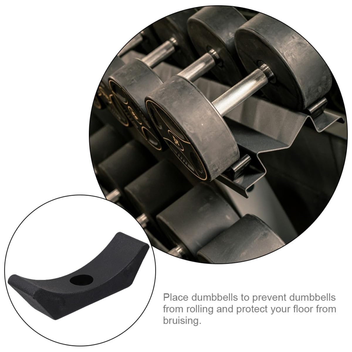 Toyvian 20 Stück 4 Stück Hantelständer aus Robustem PP 140mm Ersatz Hantelsättel für Heimfitness Rutschfeste Aufbewahrung von Gewichtscheiben Fitness Zubehör für Krafttraining