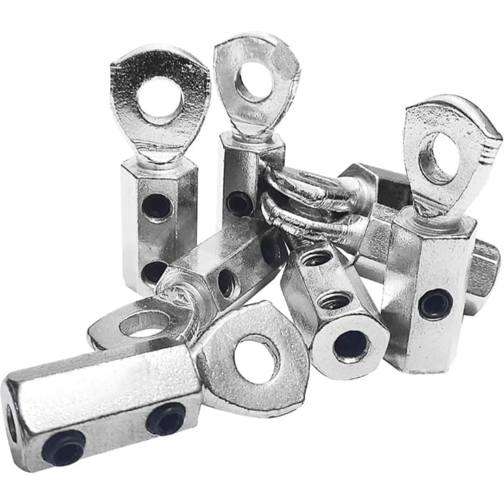 Gym Wire Lock Set of 4 pcs Heavy Duty Solid Metal with 3 Screw Safety, Approx 85g Each, Standard Size, Including Allen Key (B0CTFNDJWB) Amazon Price History, Amazon Price Tracker