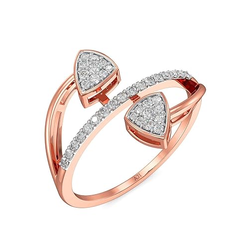 Pride Diamond Collection 18k Rose Gold women ring