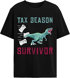 Tax Season Survivor tees for Mens Funny Graphic
