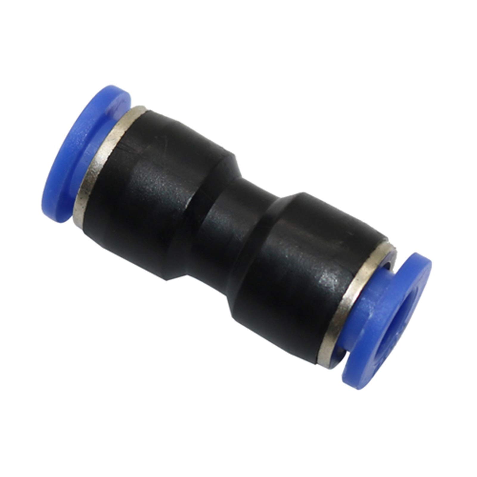Garden Plumbing 8mm Slip Lock Quick Connectors Tees Elbow Straight Cross Garden Water Connector Low Pressure Mist Cooling Reptile Fogger Tool ( Color : Straight Connector , Diameter : 8mm ) Brass Hose