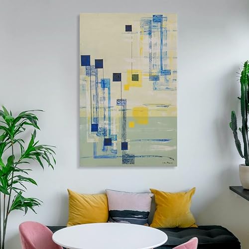 Miniatura 6 de QINGLIN Irene Rice Pereira - Póster de Marco HD en lienzo para decoración de sala de estar, regalo para niños, 24 x 36 pulgadas (23.6 x 35.4 in)