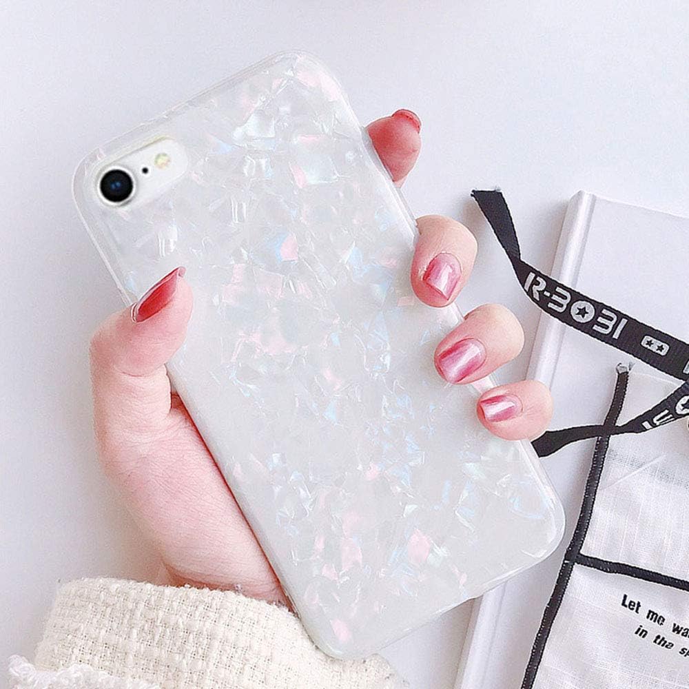 BOFTALE Cute iPhone SE2 Case 2020, iPhone 8 Case, iPhone 7 Case for Girls, Women Glitter Pretty Protective Slim Shockproof Soft Silicone TPU Phone Case Cover Compatible with iPhone 7/8/SE2 Colorful