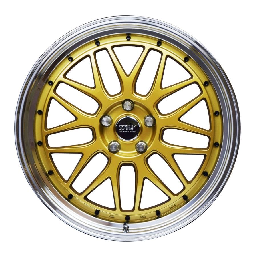 Amazon | 20インチアルミホイールタイヤセット Leowing FM9 ゴールド