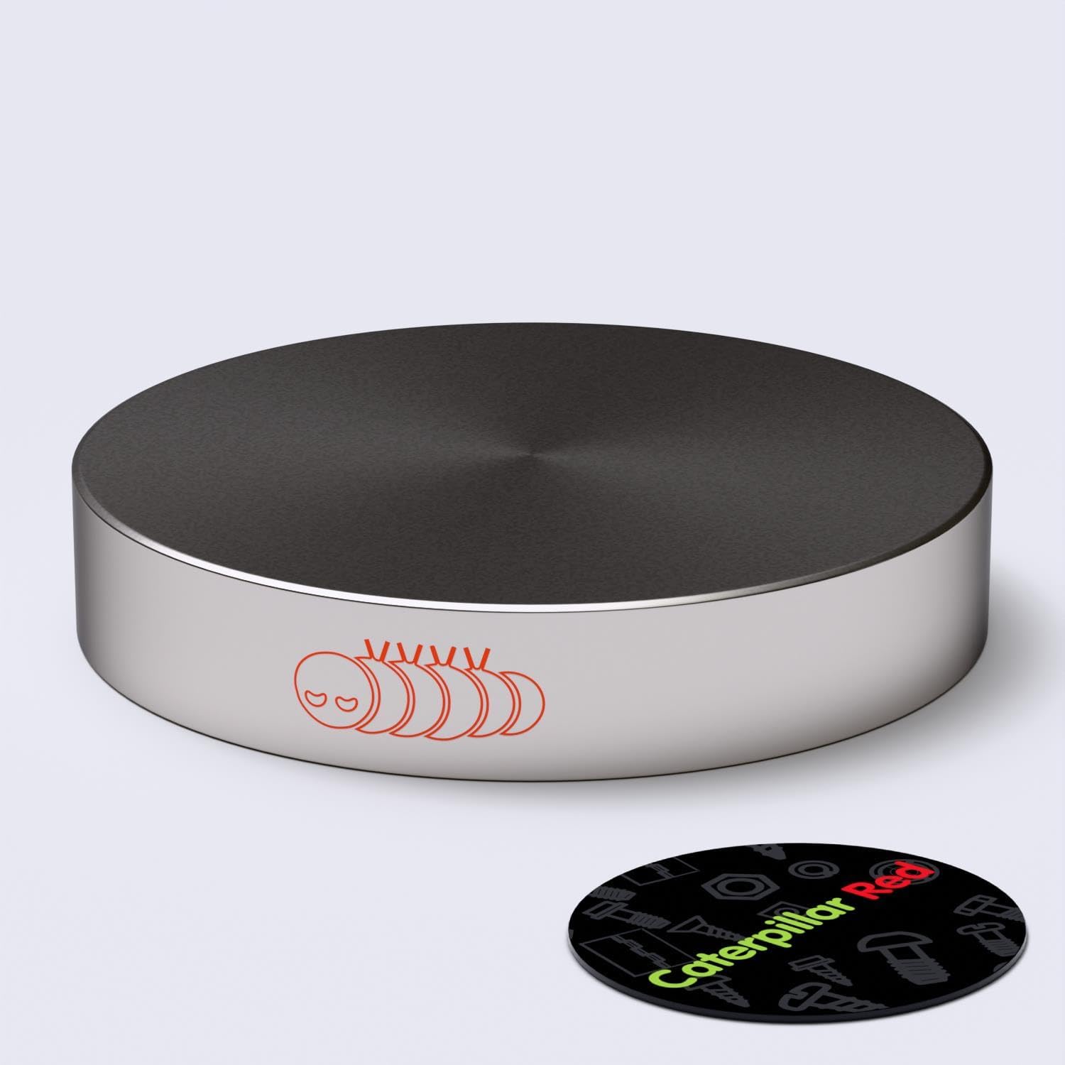 Luminous Metal Large Spirit Bubble Level 60mm Diameter (2 23/64 in), Blue/Silver