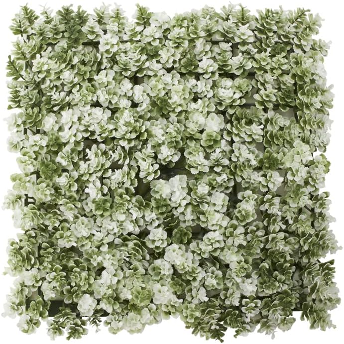 Alfombrillas de madera de boj japonés, 10 pulgadas, cuadradas, para interiores y exteriores, panel decorativo de follaje de boda para luces,