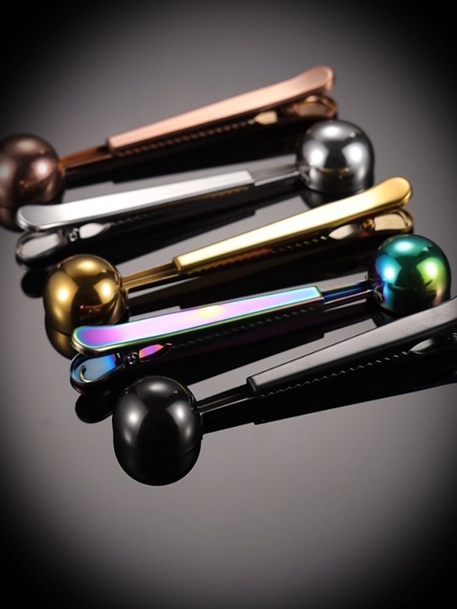 6 Tablespoon+Stainless+Scooper+Multifunction+Sealing