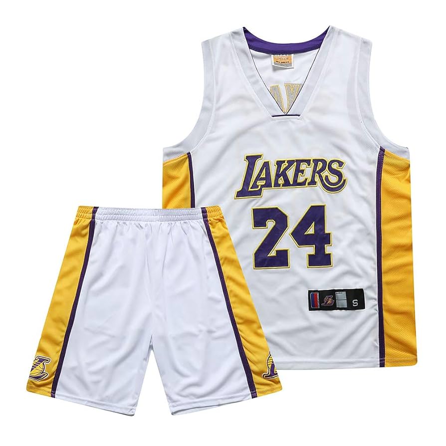 Basketball Jersey Zebra 24 Lakers レイカーズ Basketball Jersey Zebra 24 Lakers レイカーズ Basketball