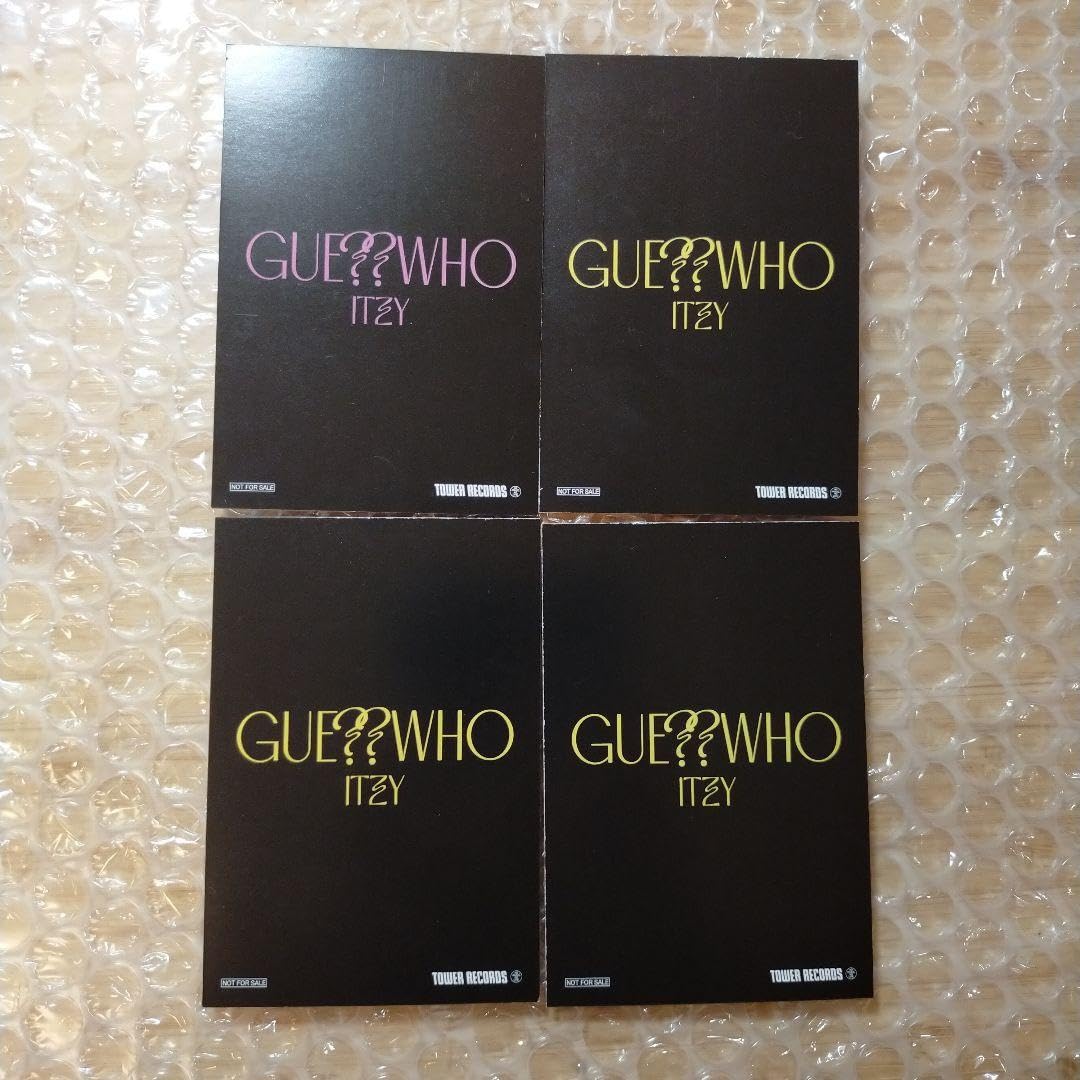 Amazon.co.jp: itzy ユナ タワレコ guess who 特典 トレカ : おもちゃ