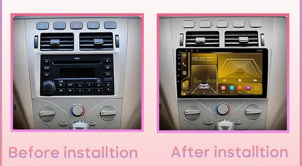 Car Multimedia Player dla Vortex Estina 2008-2012 9 Inch Android 15 Car Play Screen with Gps Swc Wifi Bt Fm Cooling Fan For, 8 Core 4G+64G
