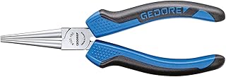 GEDORE 8122-160 JC Round Nose Pliers 160 mm, 2-Component Handle