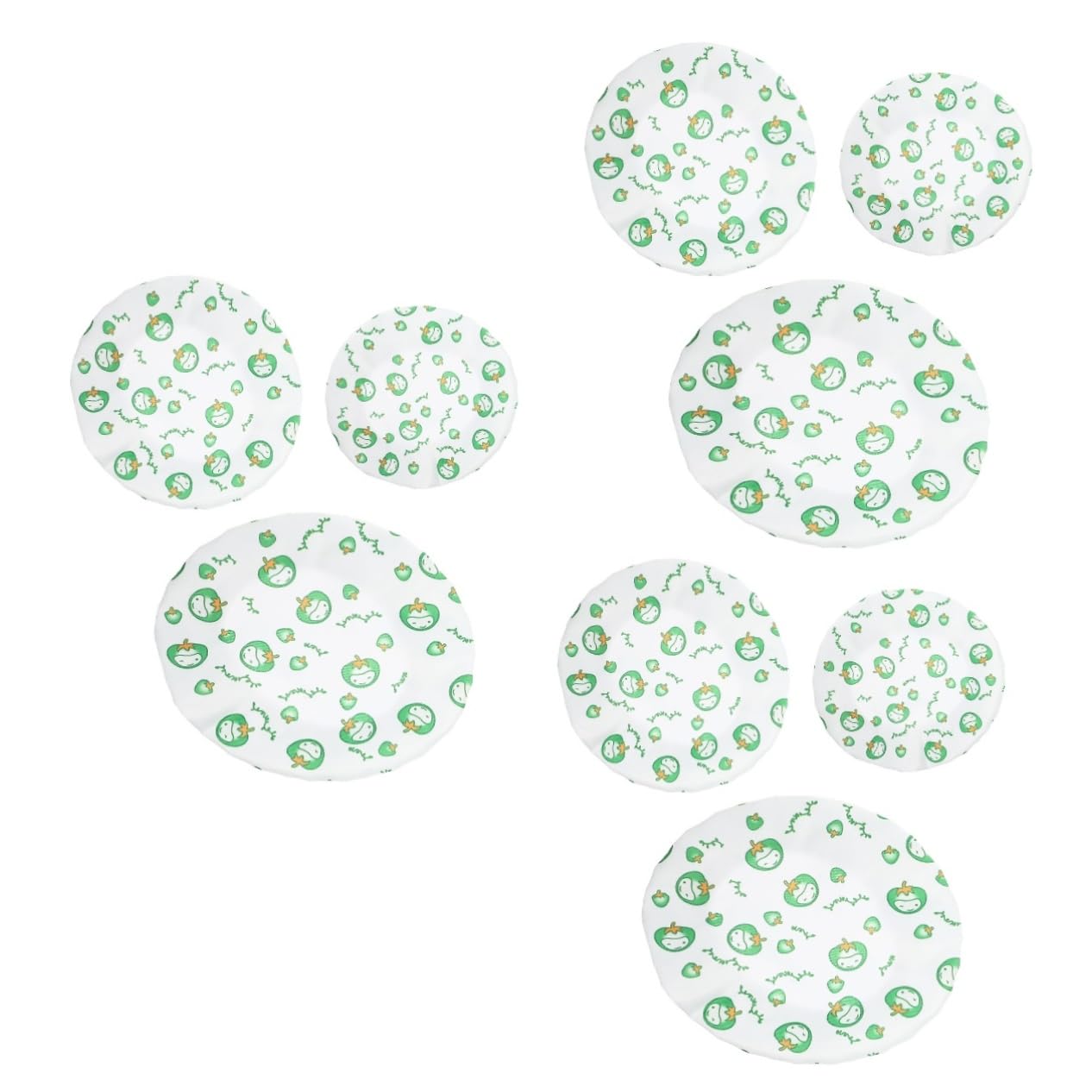 Alipis 9piezas Cubiertas Elásticas Reutilizables para Almacenamiento De Alimentos De Protección para Mantener Los Alimentos Fundas De Cocina Diseño