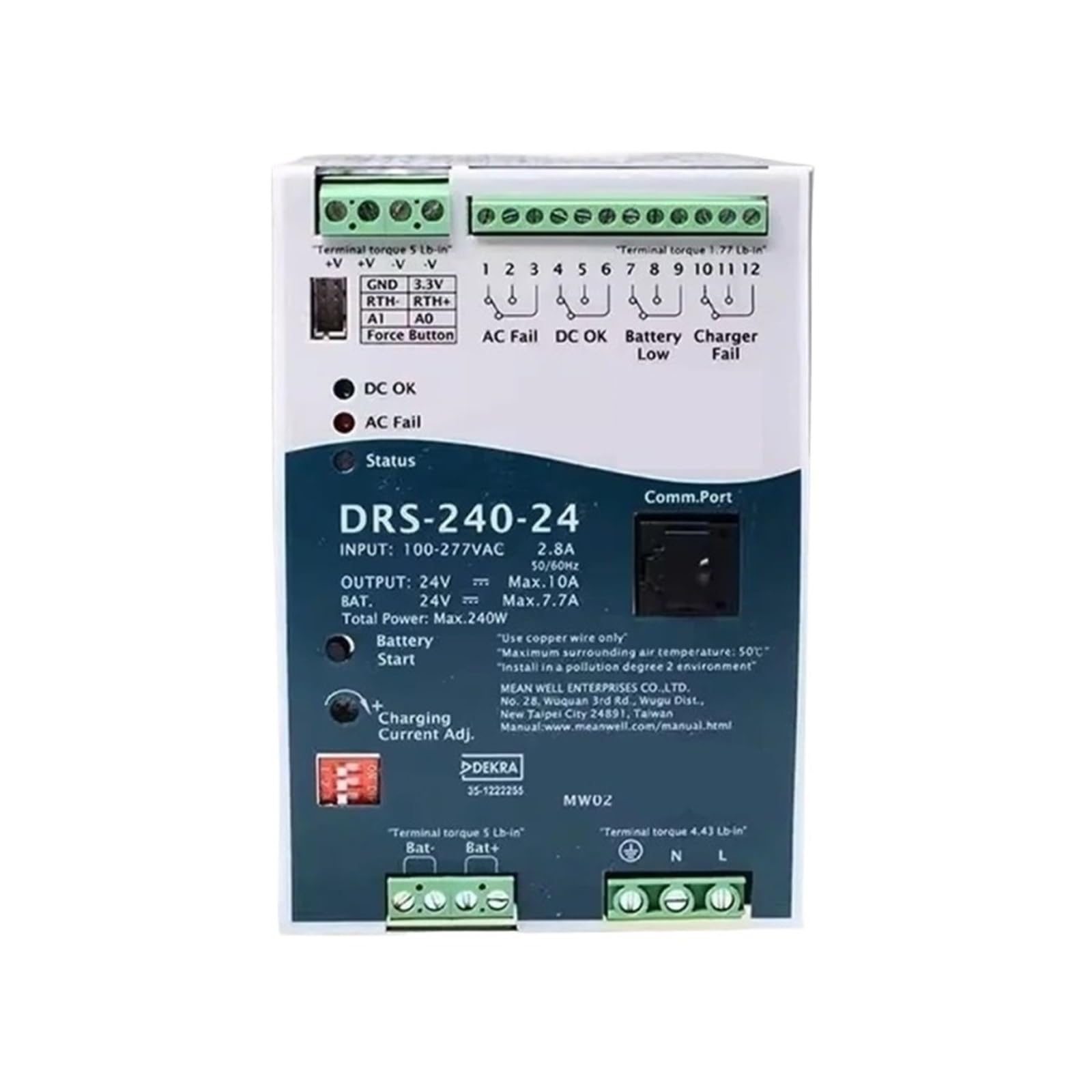 DRS-240-12 alimentation de sécurité tout-en-un contre les pannes de courant