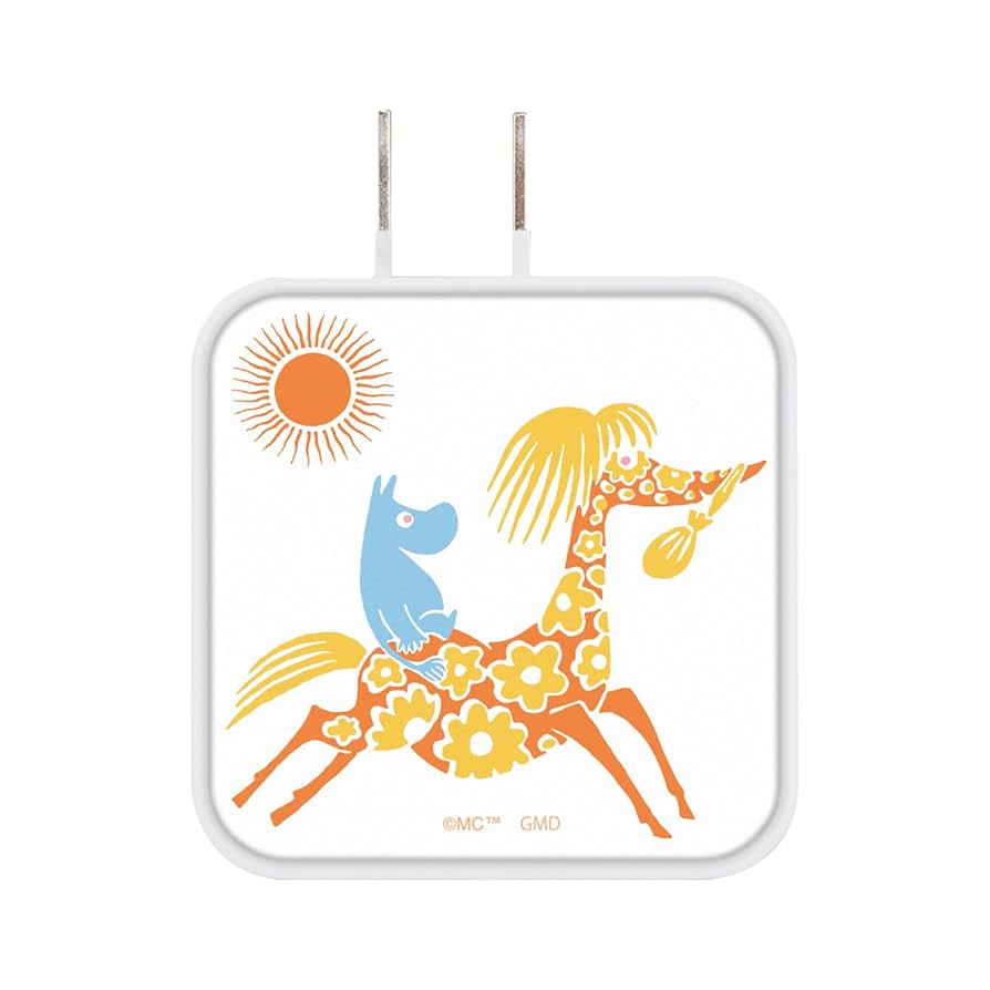 Amazon | グルマンディーズ ムーミン 80周年 USB/USB Type-C AC