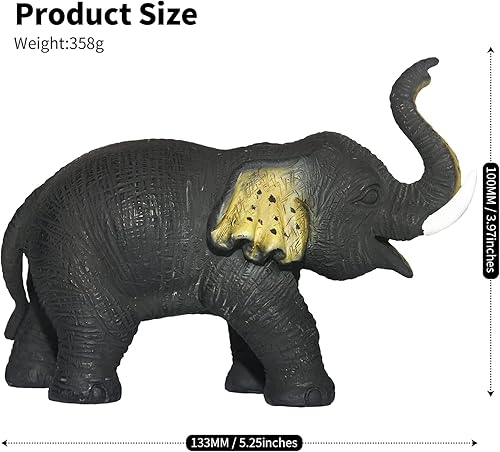 Miniatura 2 de OQTIQ Estatua de elefante, decoración de elefante, regalos para mamá, regalos de elefante para mujer, decoración del hogar, estantería, soporte de
