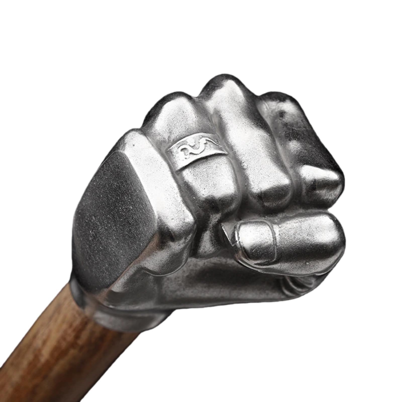New Fist Hammer Gift,33.3 oz Hammer Fist with Stainless Steel Head & Solid Wood Handle for Home/Office Decor, Repairs, Camping (Fist Hammer)