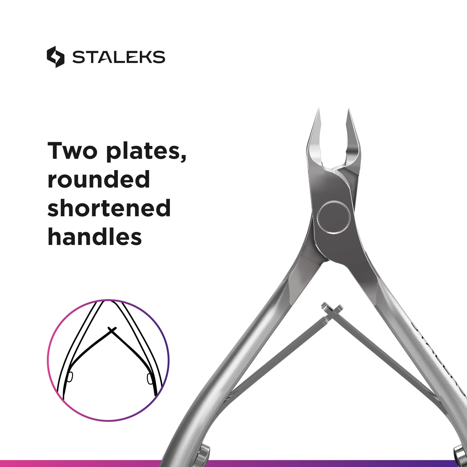 STALEKS Profesjonalny zacisk do skórek SMART 31 3 mm