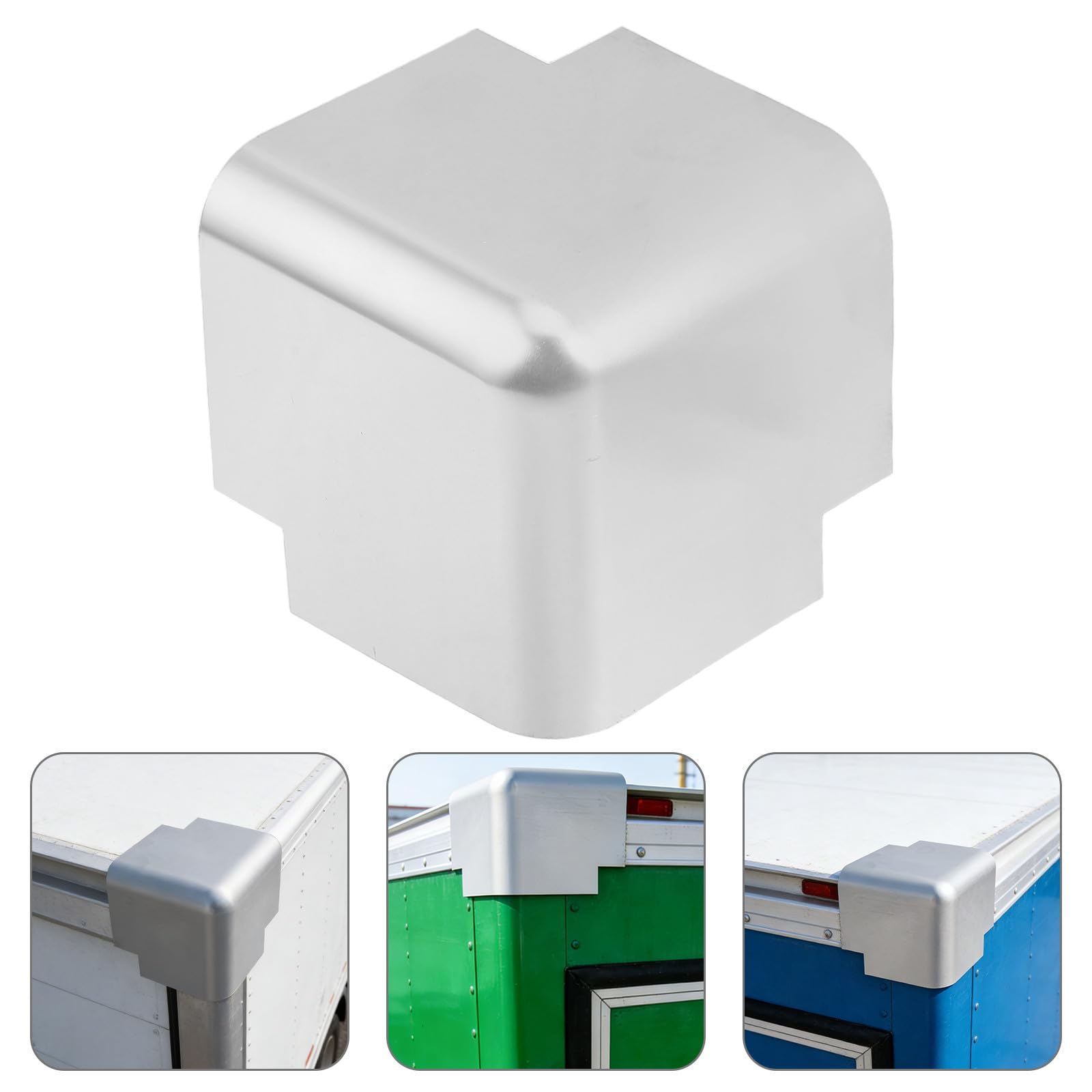 Operitacx 2 Piezas Protector de Esquinas de Aleación Resistente Deformación Intemperie para Cajas y Bordes de Camión