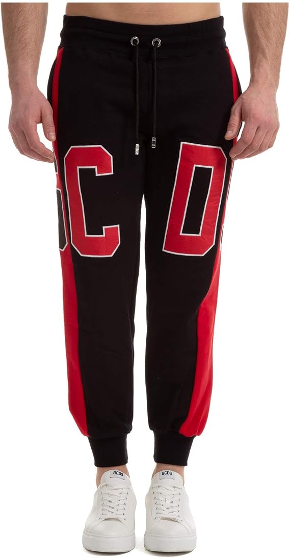 GCDS Macro Logo Pantaloni Tuta Uomo Red : Amazon.it: Moda