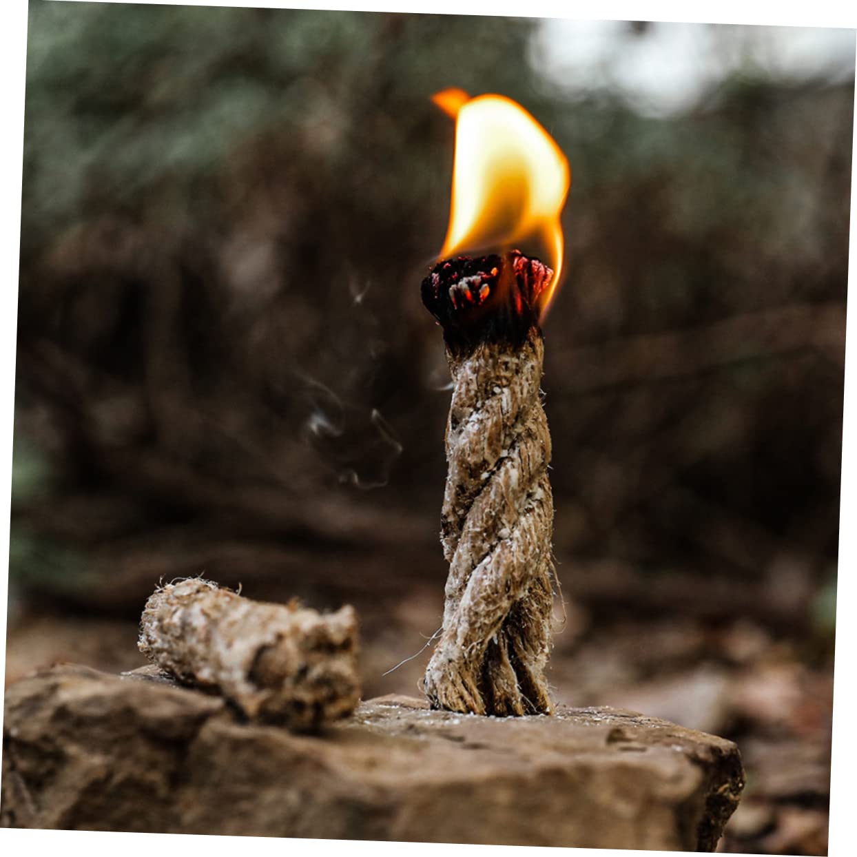 BIUDECO Emergency Fire Rope 4 Pieces Camping Fire Starter Ropes Outdoor Fire Lighters Quick Start Tool for Weather