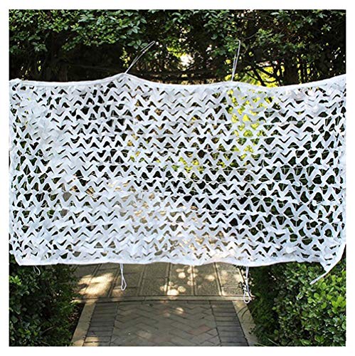 Filet de camouflage blanc XCYYBB léger et durable pour ombrage de terrasse