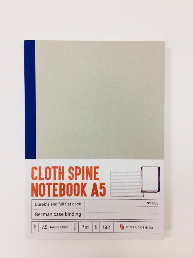 Amazon.co.jp: クロススパイン ノート A5 横罫 ブルー 018841