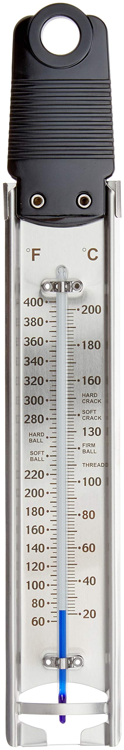 STÄDTER Thermomètre à sucre pour une mesure précise de la température jusqu'à 200 °C, en acier inoxydable, idéal pour la fabrication de sucre et de confiseries