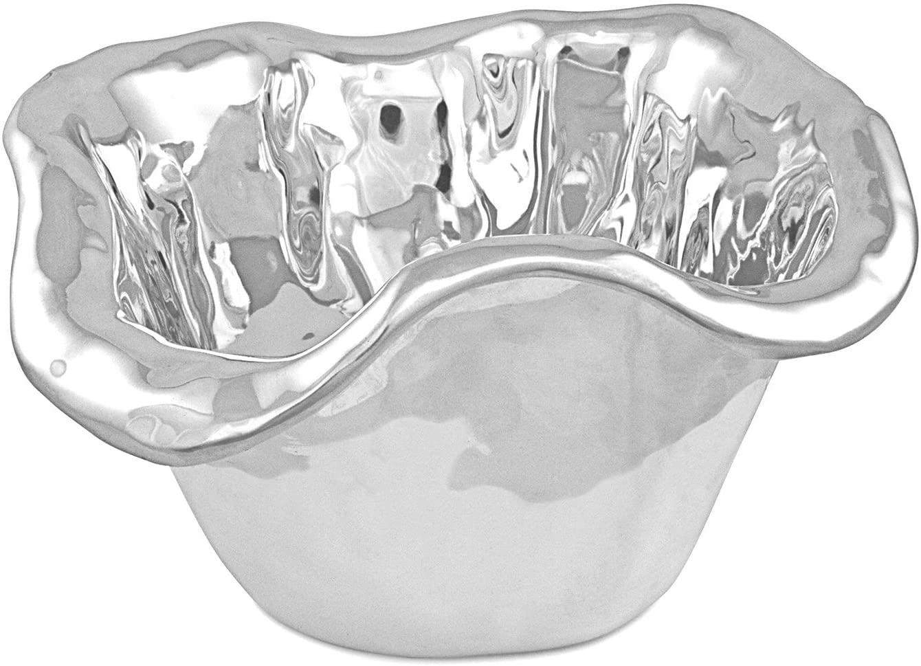 Beatriz Boule Vento Seau à Glace, Aluminium, Argent, 34.29 x 21.59 x 14.6 cm