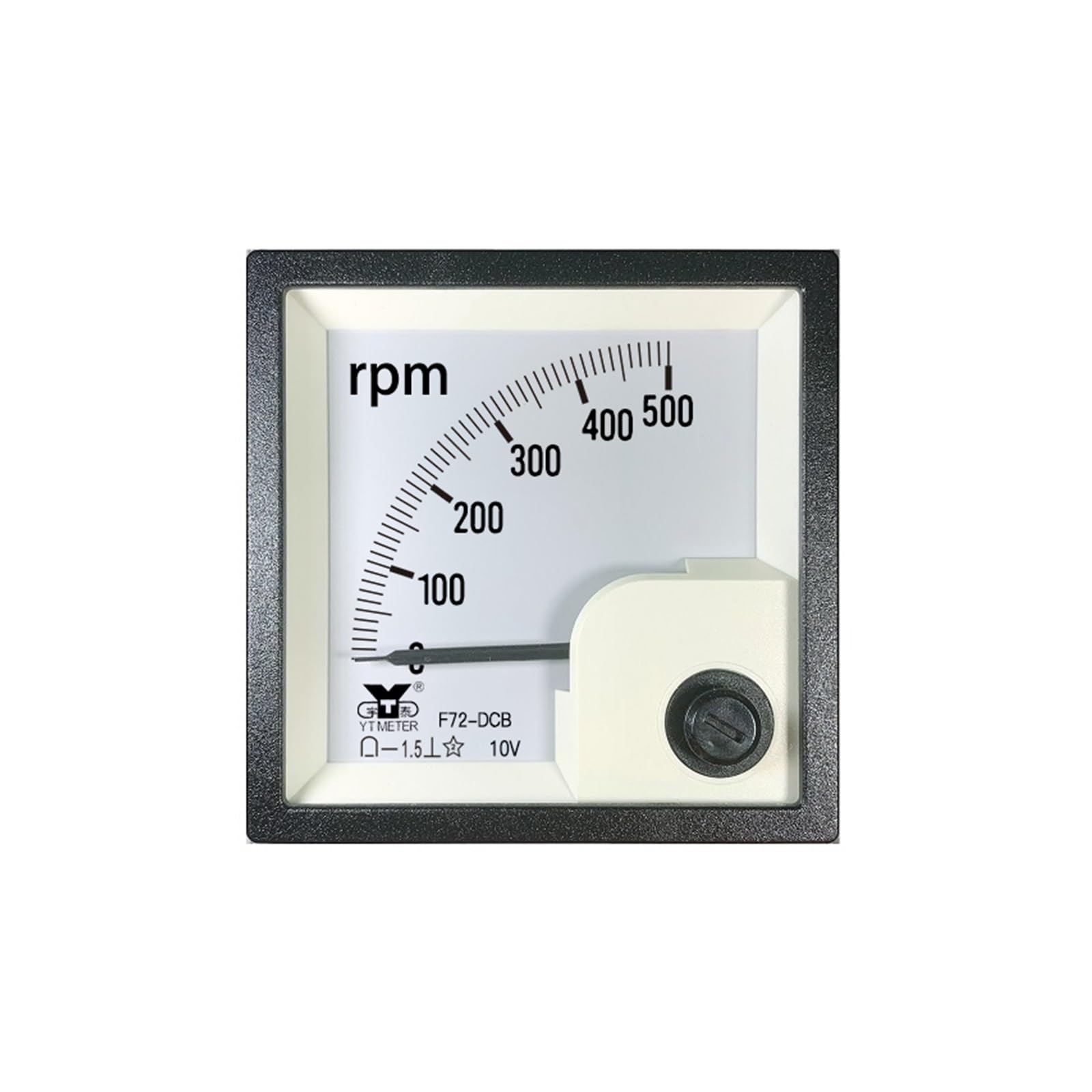 NURII F72-DCB Marine Tachometer 10V Input 200rpm 1000r/min 1500rpm Pointer DC CP72(500rpm/10V)