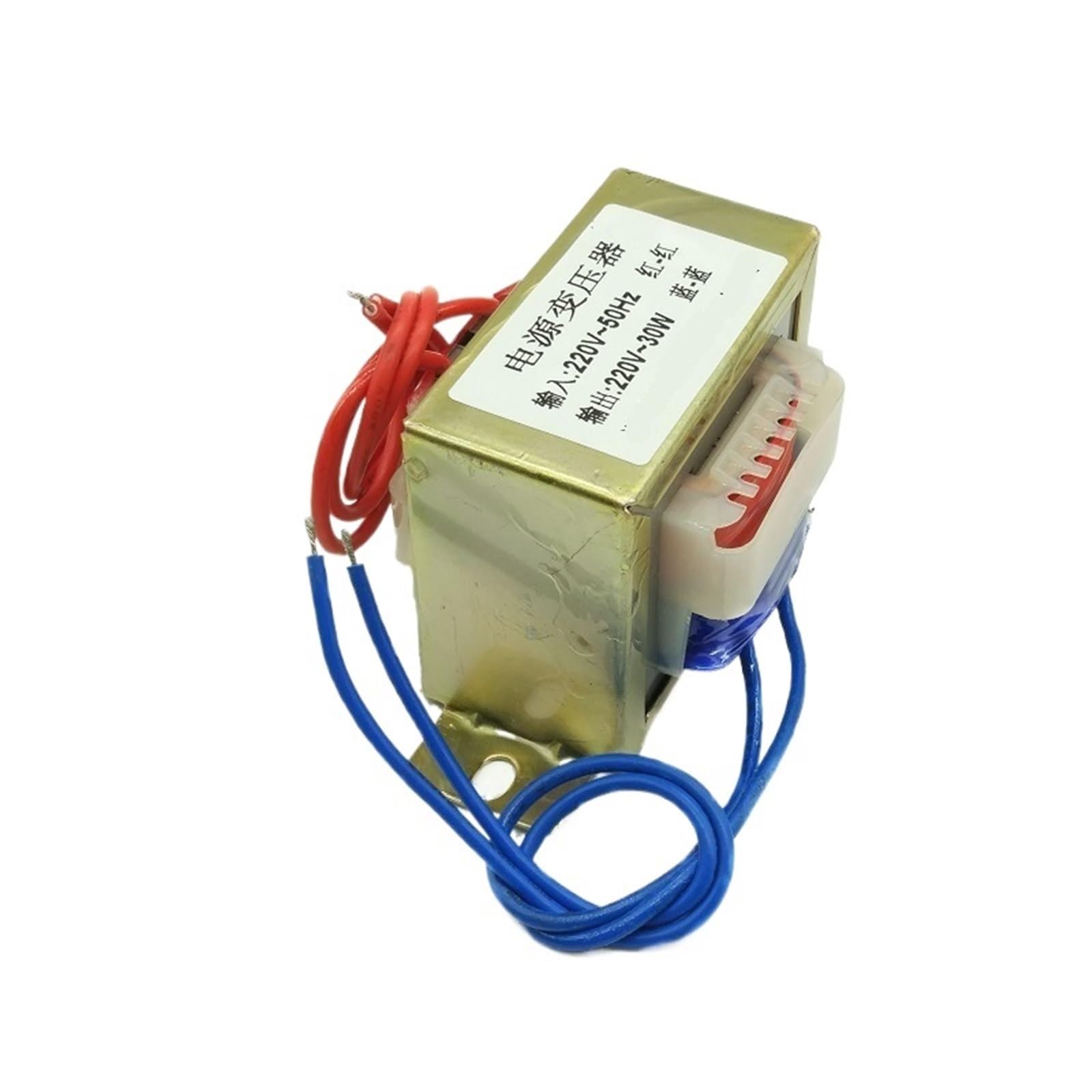 Transformateur d'isolement EI66 30W alimentation AC220V sécurité 50Hz