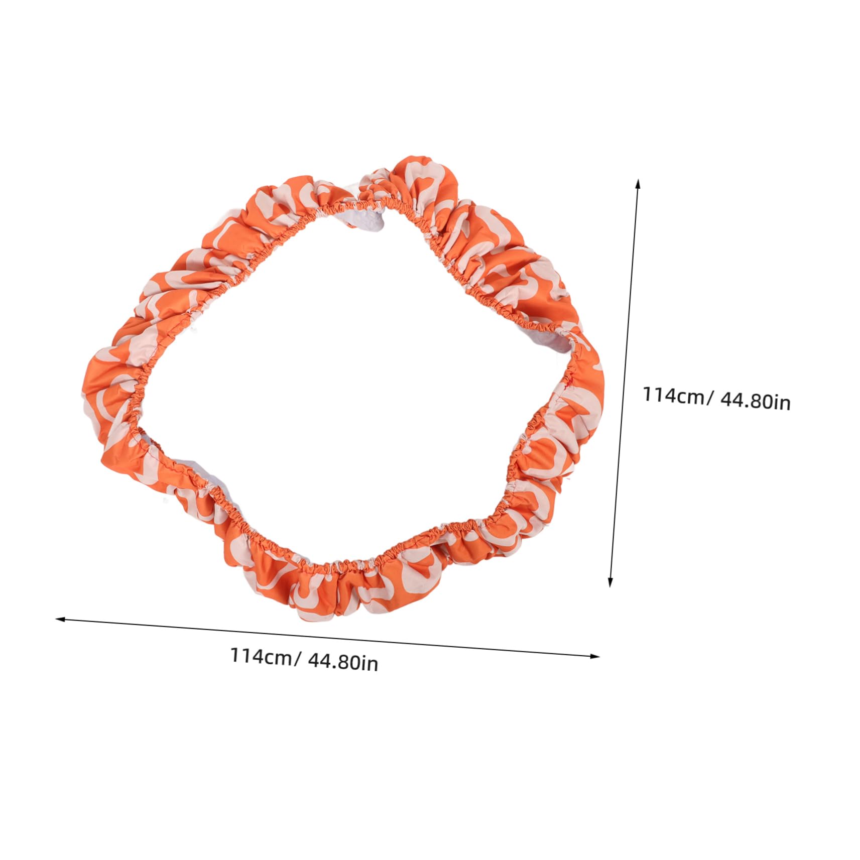 Mipcase Cover Trampoline Oxford Cloth Protection Pad Boys and Girls Trampoline Roof Cover 48in Orange