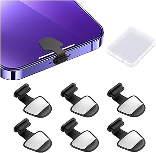 سدادات حماية لمنفذ USB نوع سي، سدادة غبار سيليكون، عبوة من قطعتين باللونين الأسود والأبيض، مانع للأوساخ مقاوم للماء لأجهزة مزودة بمنفذ USB نوع سي، سهل التركيب والإزالة ولا يحتاج إلى أدوات من هوميرا