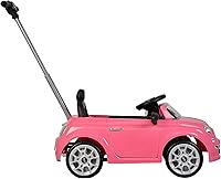 Vista 4 de Best Ride On Cars - Coche para empujar Fiat 500, Rosa, Grande