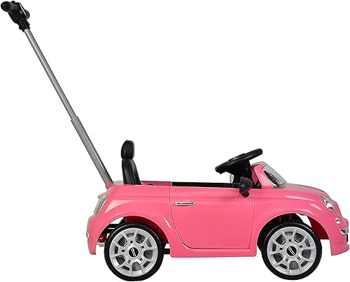 Miniatura 4 de Best Ride On Cars Fiat 500 Push Car, rosa, grande