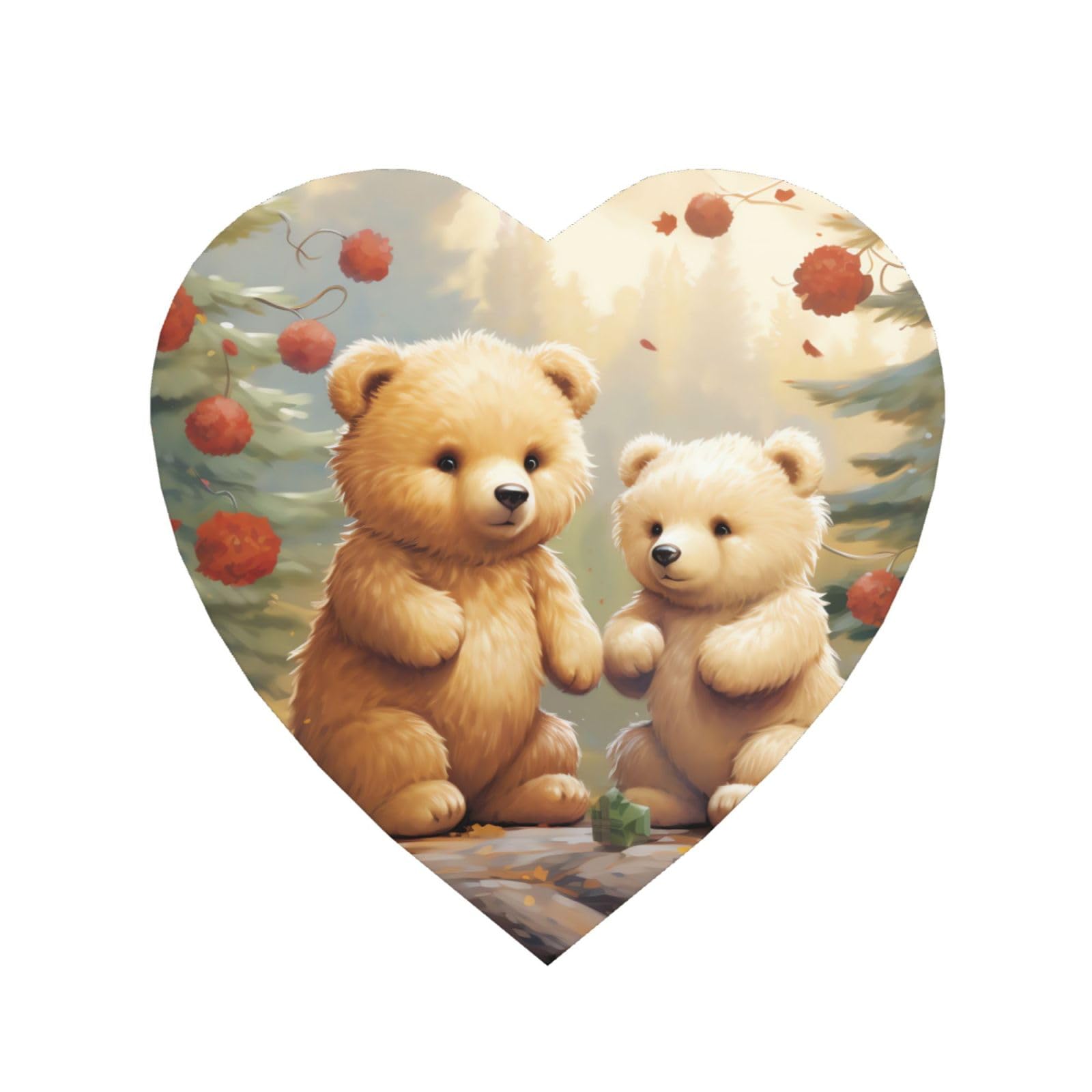 Cute Bears Fridge Magnets Cute Strong Refrigerator Magnets Fun Magnet for Locker Office Whiteboard Decor, Door Magnets Decorative Magnetic Stickers for Home Decor