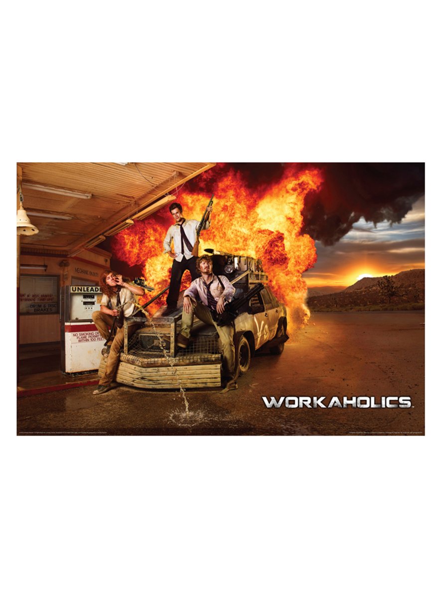 Workaholics Gas Station Poster