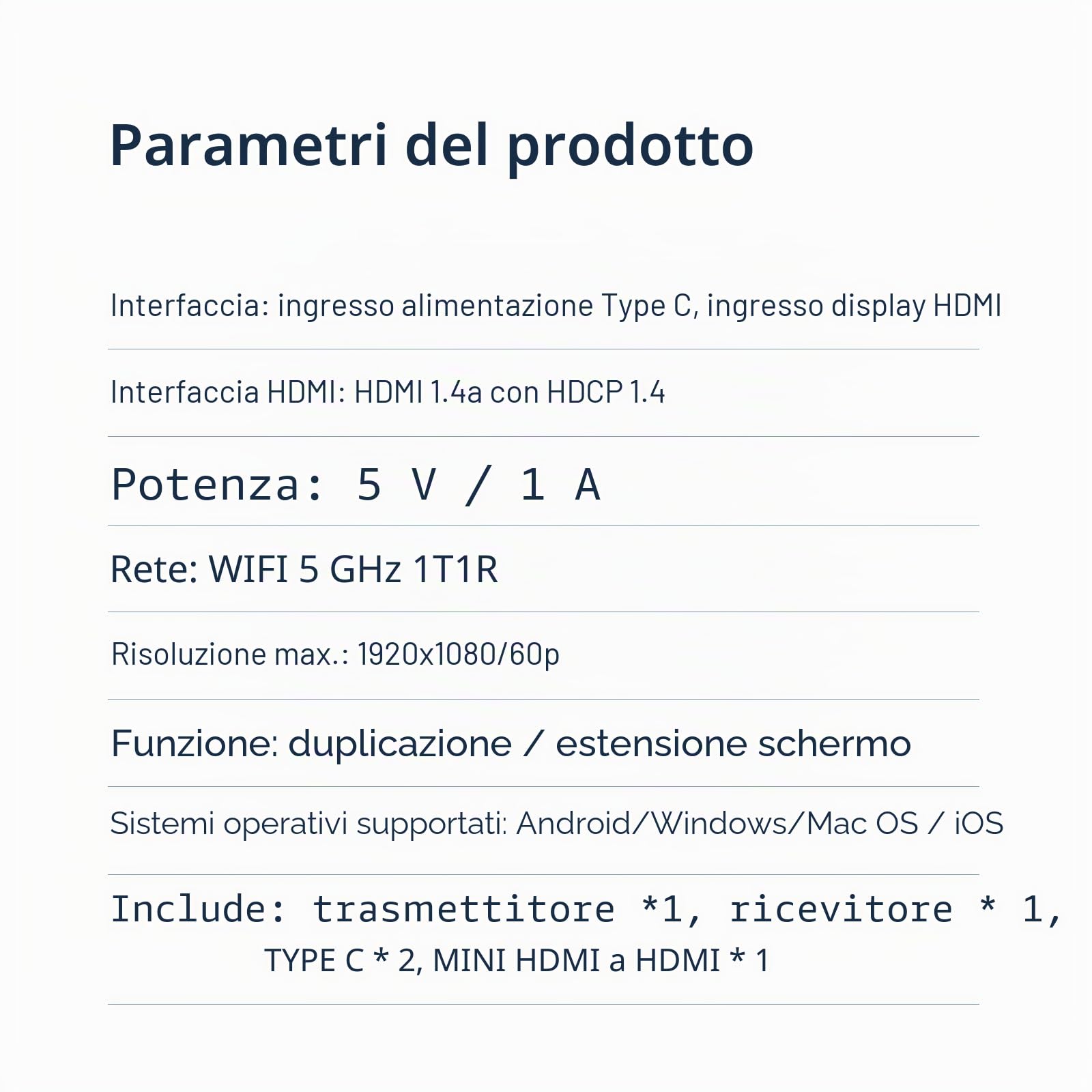 EDUP Trasmettitore e Ricevitore HDMI Wireless, HDMI Wireless Extender per Trasmettere Audio e Video HD a Monitor/Laptop/PC/TV Box/Proiettore, Plug & Play 1080P Full HD H DMI Trasmissione Radio