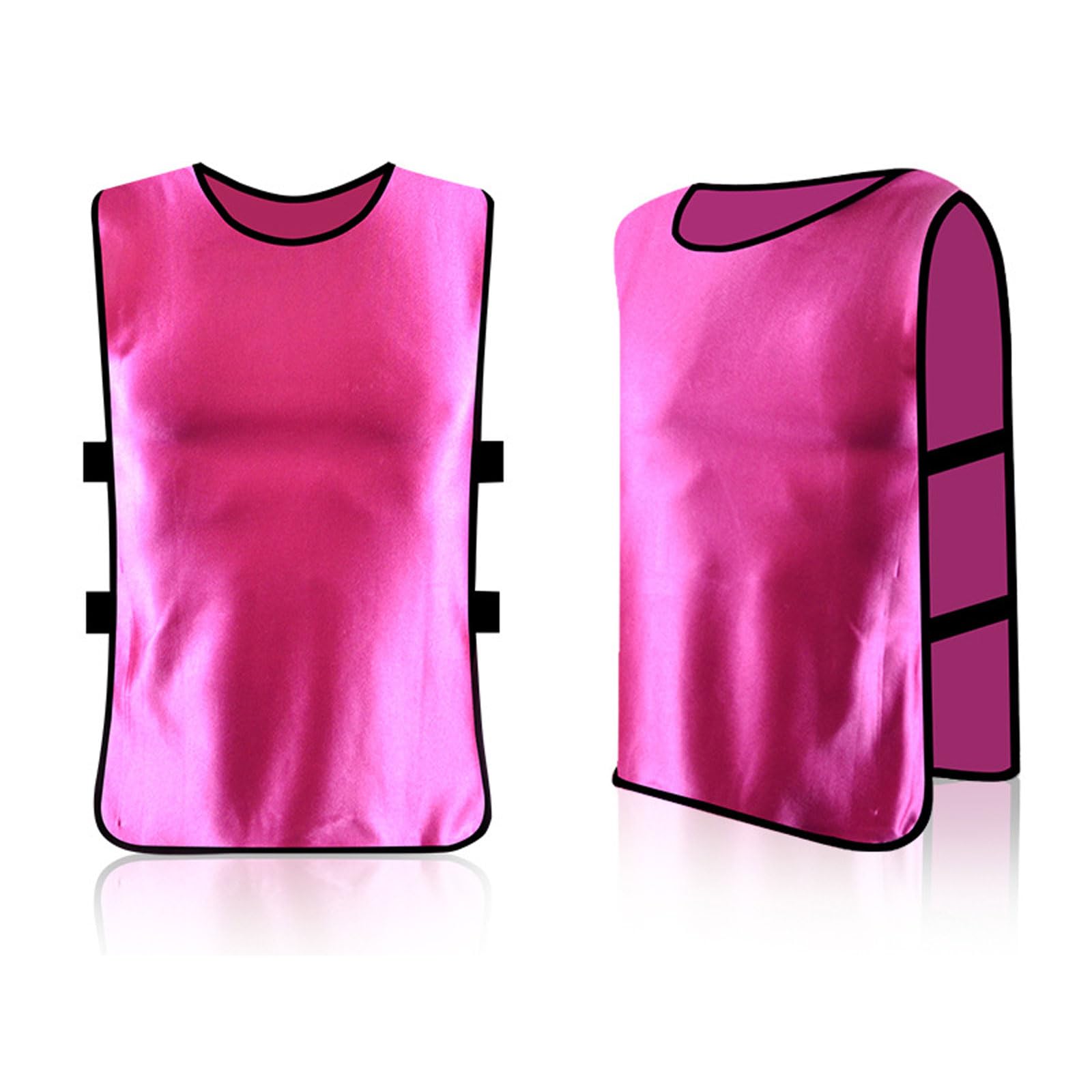 Ensemble de 12 pièces,Gilets D’Entraînement Sport,Mesh Scrimmage Training,multicolore,Respirant,Gilets Double Face,Gilet d'entraînement numéroté,pour la Pratique Basket,Football,pour adultes