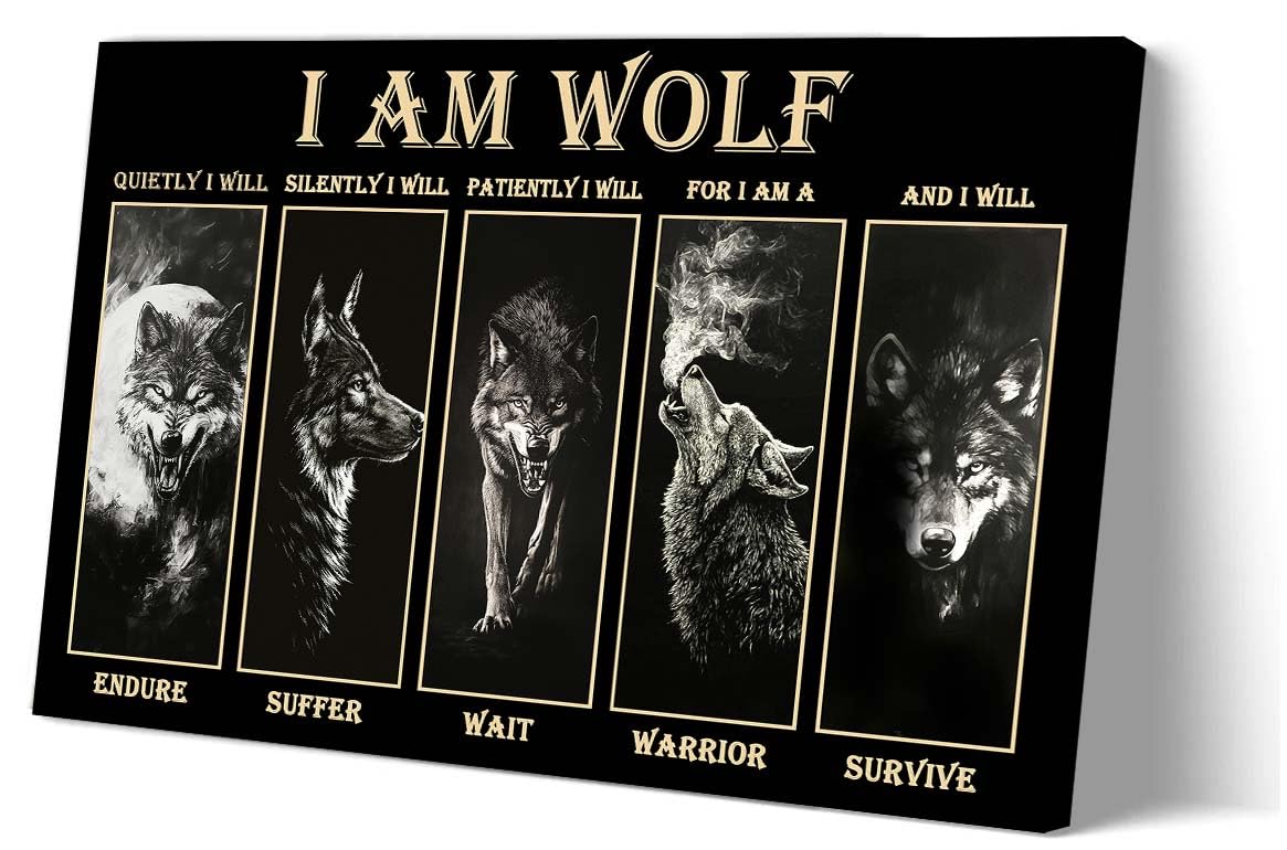 Elevate Your Space with Sboobily Wolf Wall Art