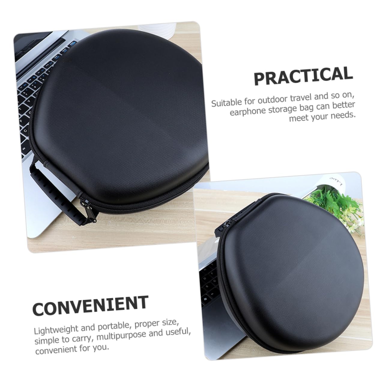 Angoily 2 Piezas Bolsa De Auriculares Bolsa De Almacenamiento De Auriculares Portátil Bolsa De Almacenamiento De Portátil Accesorios para Teléfono Celular Estuche De