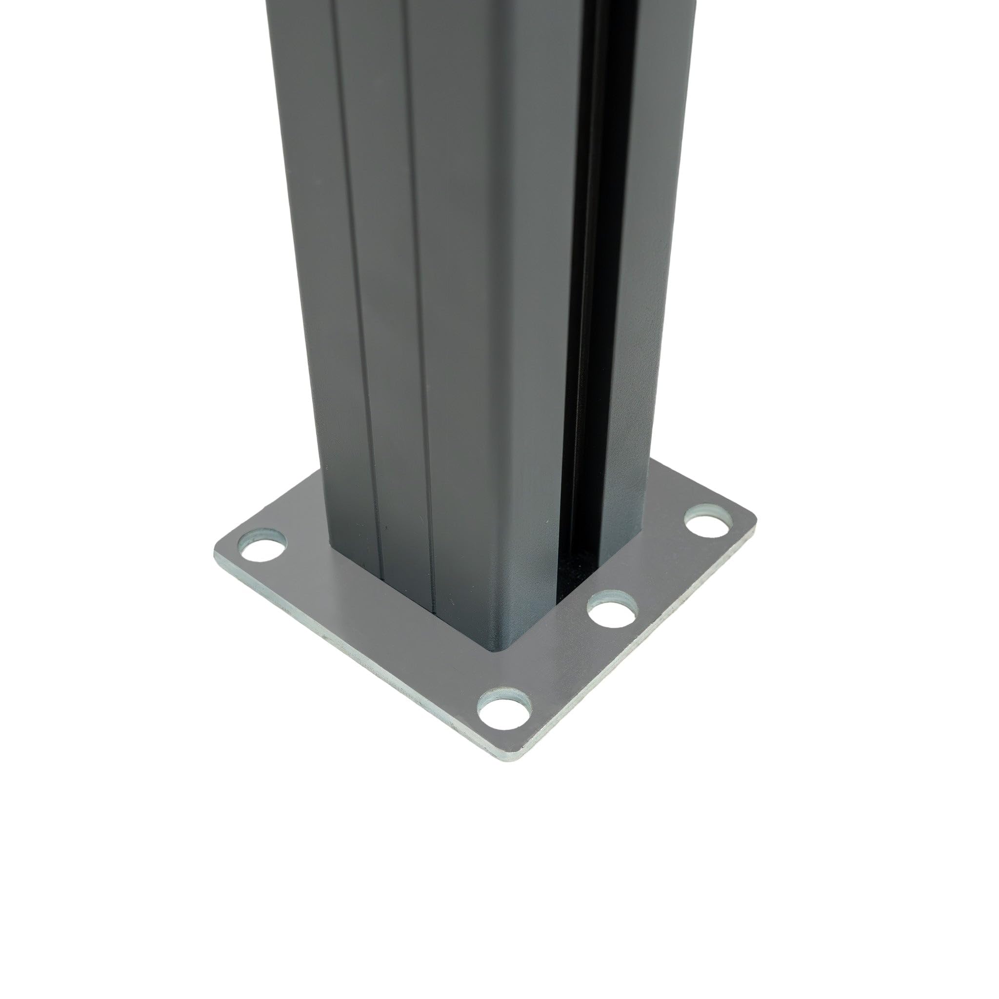 Valla exterior WPC Panel Oblicuo |MARRÓN| Aluminio y compuesto | Panel doble cara | Diseño moderno | Fácil de montar | Ideal jardín o cerramientos | Valla de privacidad