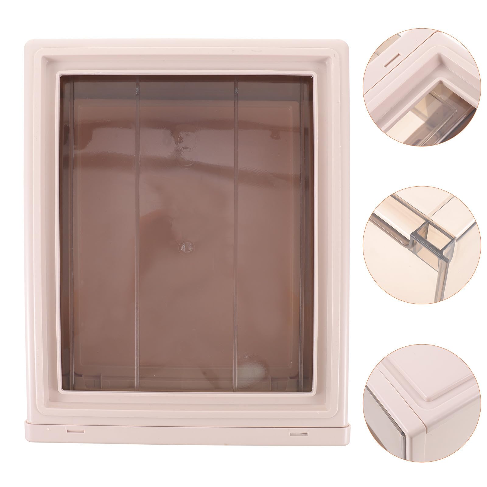 Caja de Almacenamiento Diseño Simple y Ligero Marrón de Plástico Gran Capacidad para Ropa Interior y Calcetines para Uso Práctico Hogar